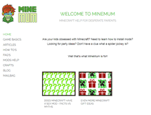 Tablet Screenshot of minemum.com